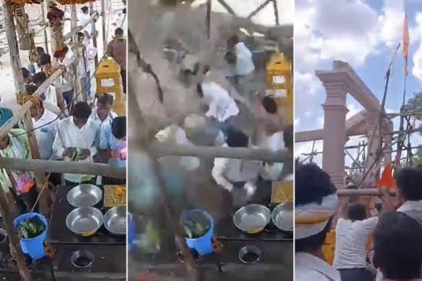 5 dead, 18 injured as temple roof collapses in Maharashtra