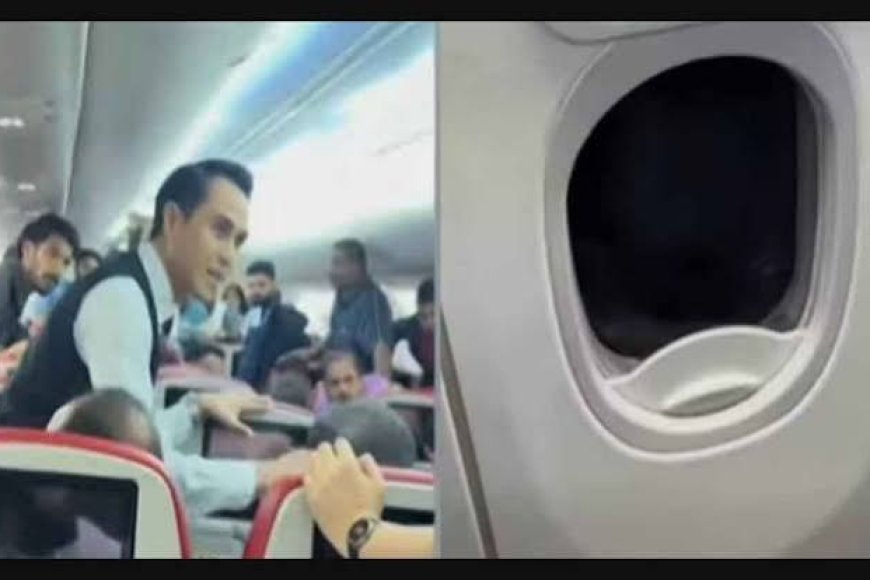 Passenger tries to open emergency exit mid-air, arrested