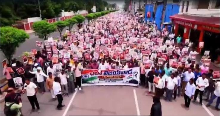 DSC recruits take out rally, denounce claims of scam