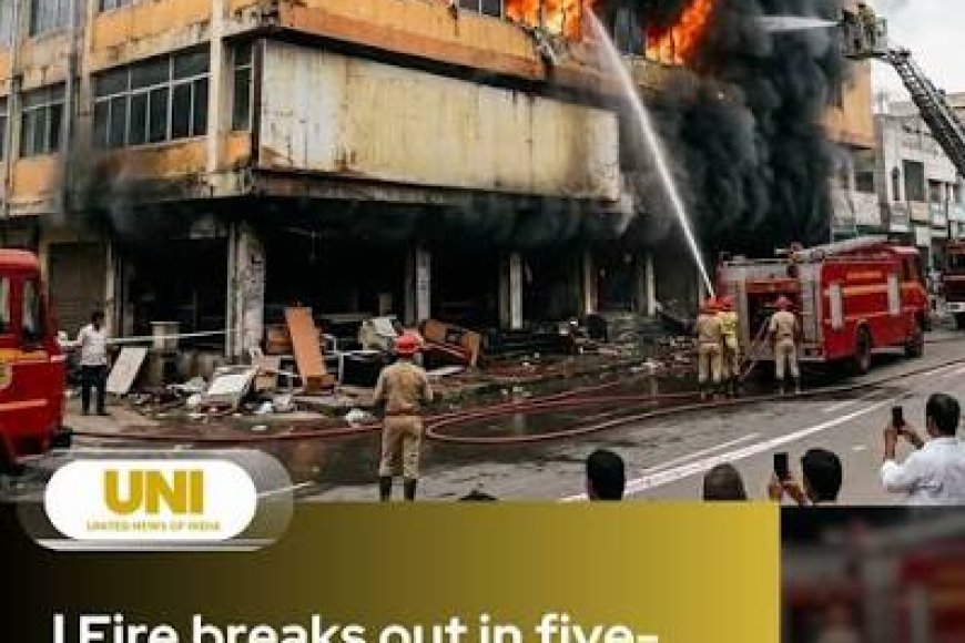Fire destroys furniture shops in Hyderabad