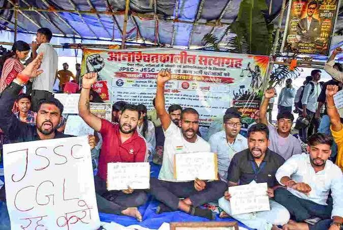 Jharkhand students wield poetry, satire and humour in protest over exam 'irregularities' as protest