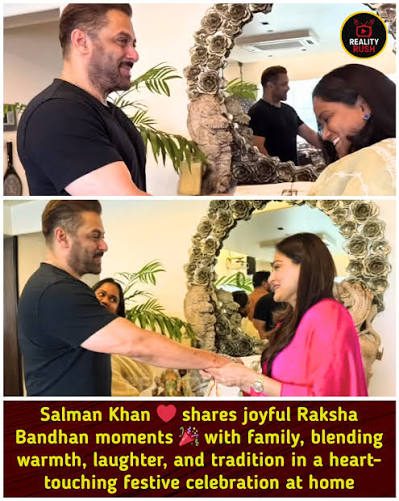 Salman Khan celebrates Raksha Bandhan, sports a tilak