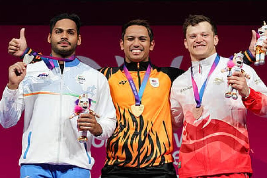 After father’s bronze in 2010, AP's Ajaya Babu bags silver medal at CWG