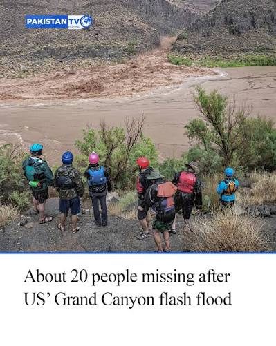 20 Missing In US Grand Canyon Flash Floods, Video Shows Massive