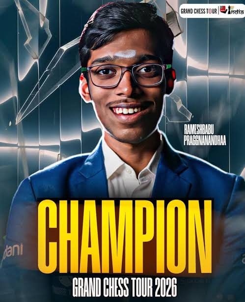 Praggnanandhaa Scripts History With Grand Chess Tour Crown