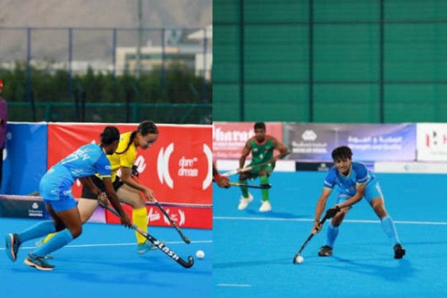 Youth Hockey5s Asian C'ship: Indian men's team beats Pakistan 7-3 and Oman 10-1; Women go down 3-6 to China 