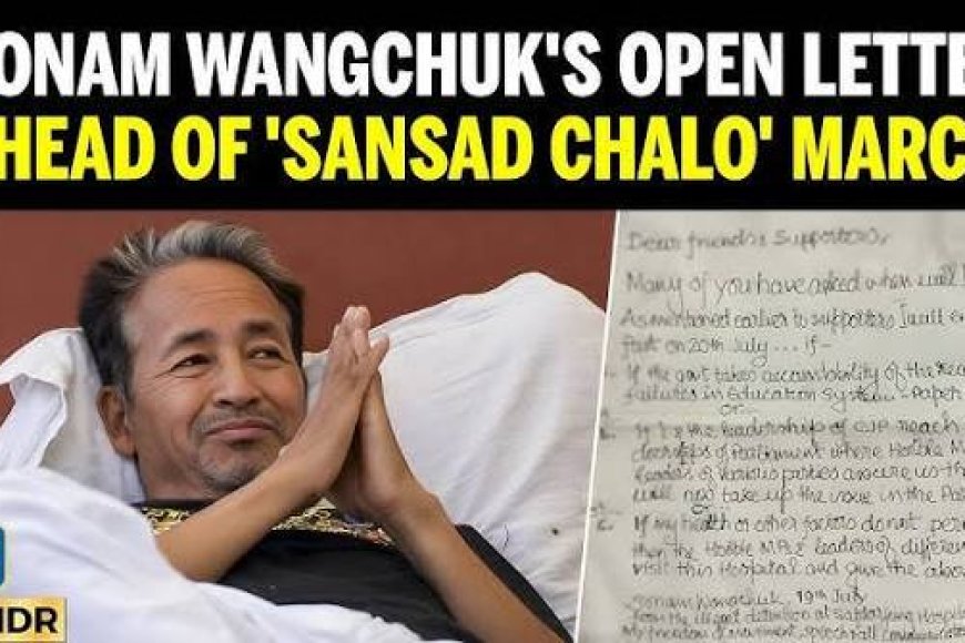 Sonam Wangchuk writes to govt, offers to end hunger strike if...