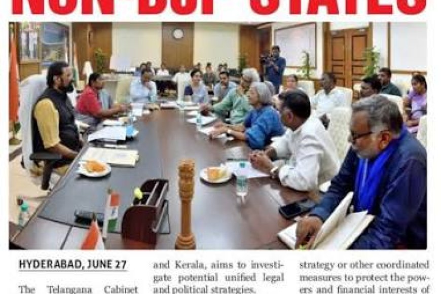 Telangana to reach out to non-BJP ruled states on GRAM G