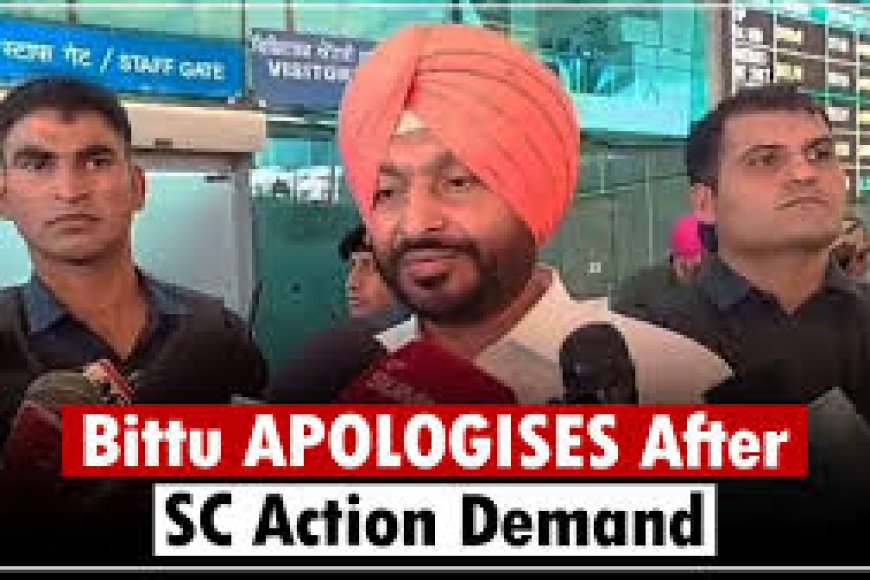 Union Minister Bittu Apologises For Casteist Remarks