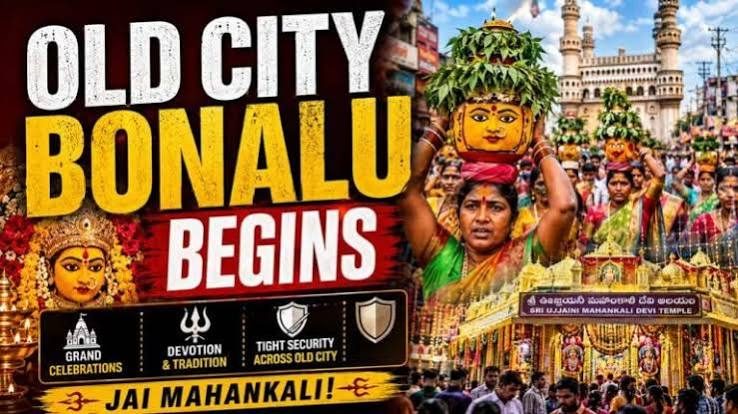 Hyderabad’s Old City decked up for Bonalu amid tight security