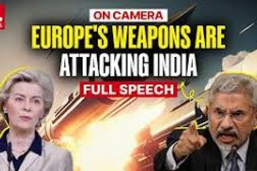 'Europe sells weapons, which are used to attack India': Jaishankar slams Western 'hypocrisy'