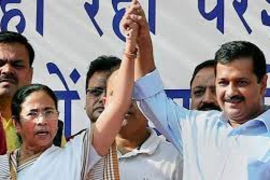 Mamata in Delhi for INDIA bloc huddle amid split scare, meets Kejriwal