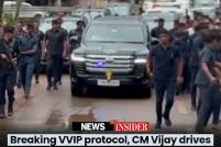 Vijay breaks protocol, spontaneous public engagement goes viral