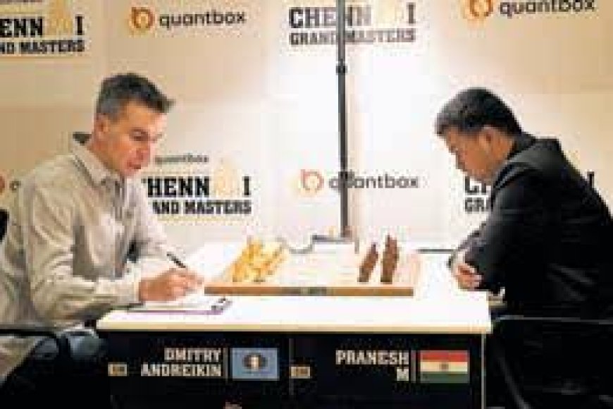 Chennai Grandmasters: Gukesh slumps to defeat, Pranesh draws