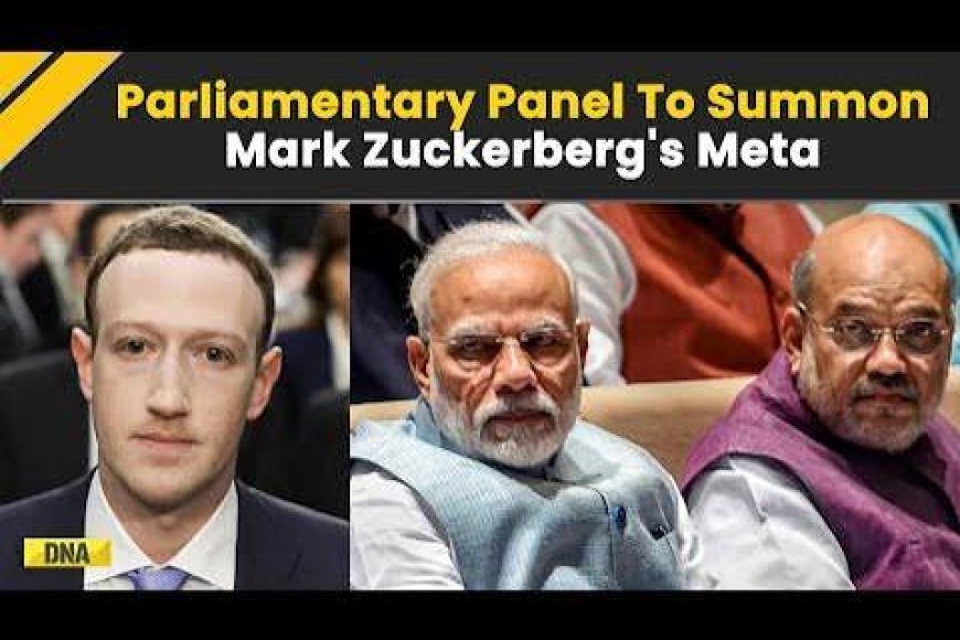 Mark Zuckerberg Will Have To Apologise: Parliament Panel Chief On PM Video Row 
