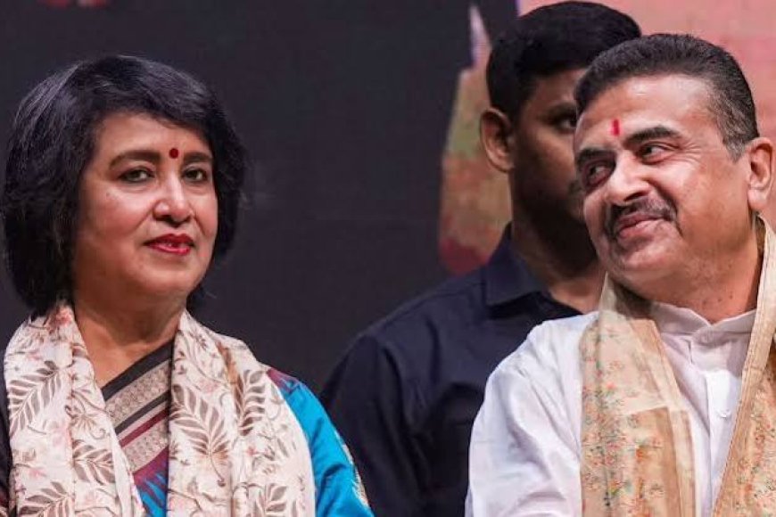 'Come To Bengal As Much As You Want': Suvendu Adhikari To Taslima Nasreen