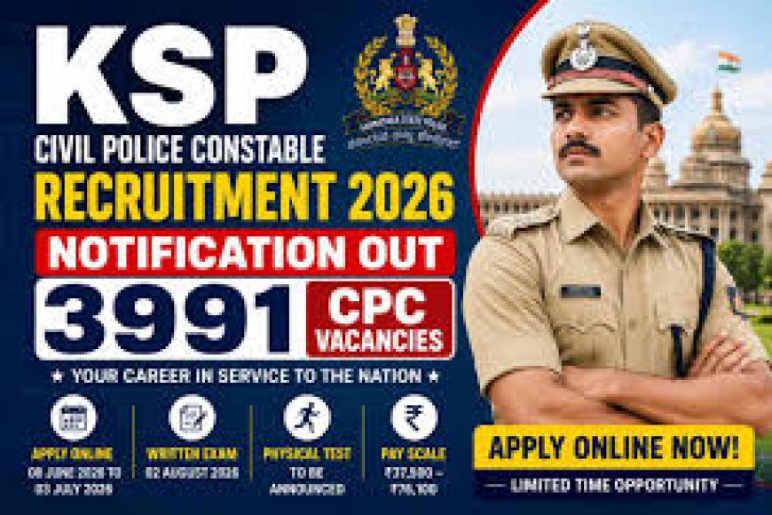 Govt announces recruitment for 3K Civil Police Constables posts