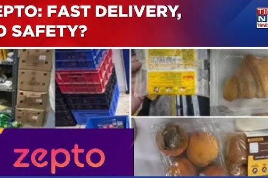 Expired food seized from Zepto warehouse in Hyderabad