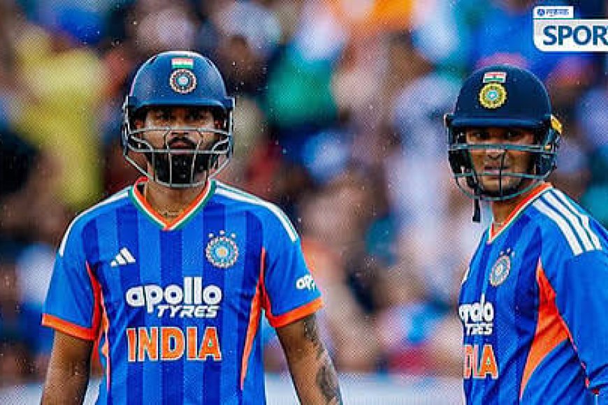 Abhishek, Shreyas rescue India before rain washes out opening T20I