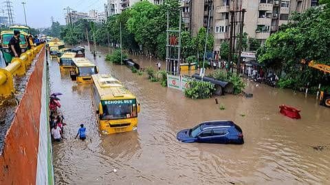 Flight diversions, waterlogging disrupt Delhi-NCR as heavy rain batters north India