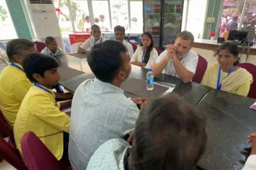 Rahul Gandhi meets kin of NEET aspirants who ended their lives