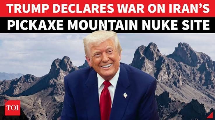 "We May Hit Pickaxe Very Soon": Trump's Fresh Threat On Iran Nuke Site