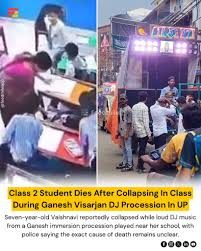 Loud music during Ganesh immersion kills 7-yr-old in UP