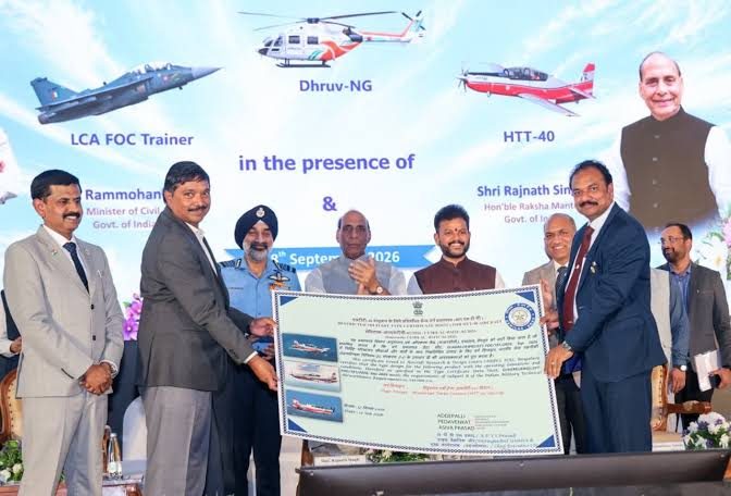 HAL hands over LCA Tejas, HTT-40 trainer aircraft to IAF; Dhruv NG helicopters to Pawan Hans