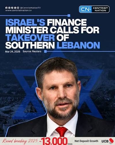 'Will Deter Enemy From War': Israel Minister Calls For Lebanon, Gaza Takeover