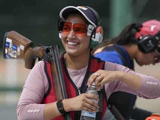 Asian Games Updates: India win silver in women's trap team event