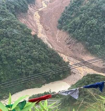 Massive Landslide In Sikkim Partially Blocks Teesta River Flow