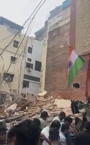 Several Feared Trapped After 6-Storey Building Collapses In Delhi