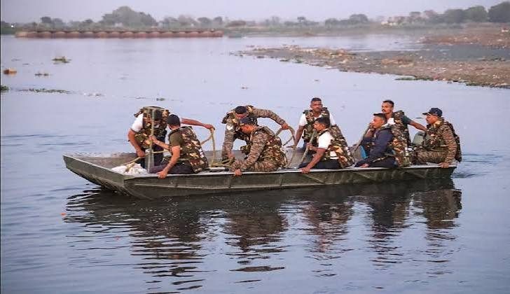 Soldier Missing In Yamuna After Army Boat Meets With Accident