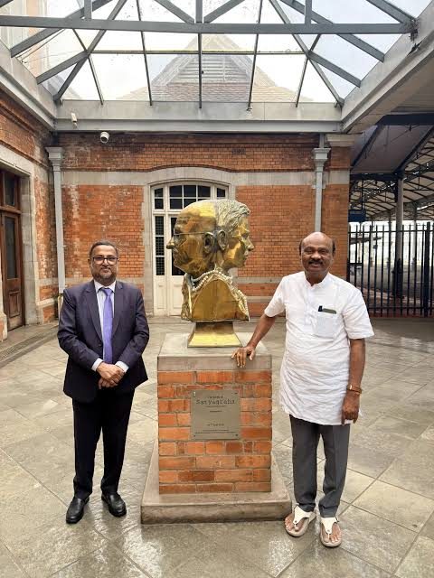 Speaker Ayyannapatrudu pays tribute to Mahatma at historic Pietermaritzburg station