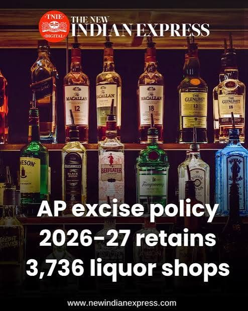 AP excise policy 2026-27 retains 3,736 liquor shops