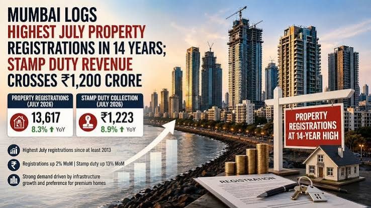 Mumbai Property Registrations At 14 Year High