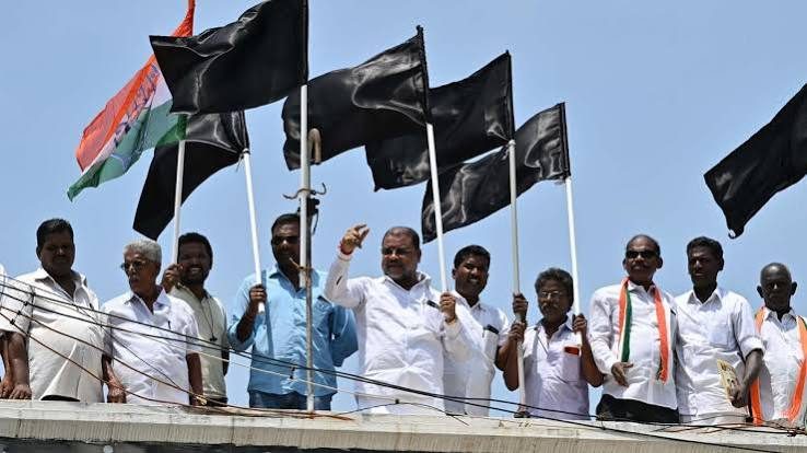 Black flags waved at programme attended by Jyotiraditya
