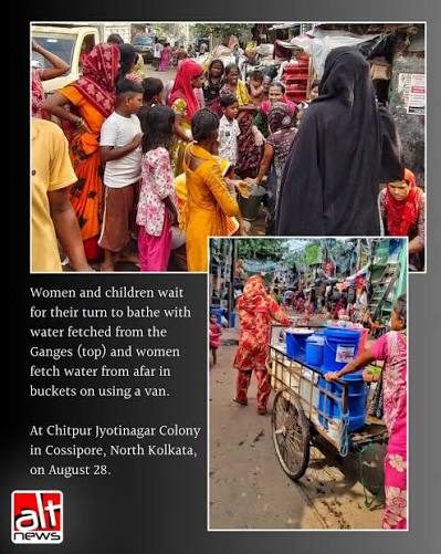 No water for 8 weeks, eviction threat looms on 95% Muslims of Jyotinagar Colony in Kollkata