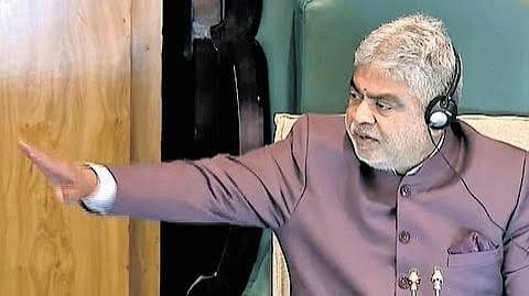 Telangana assembly speaker suspends BRS members from house for duration