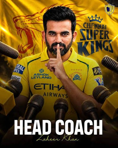 Zaheer Khan takes charge as Chennai Super Kings head coach