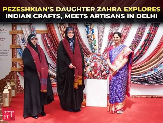 Iranian President's Daughter Visits PM Museum, BRICS Bazaar In Delhi