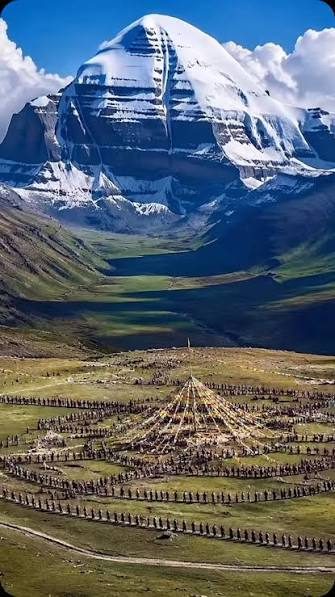 As the Sun's Glow Falls On Mount Kailash, The Sight Is Breathtaking'