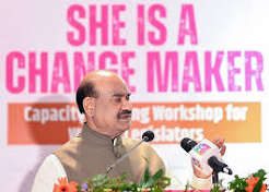 Women will lead beyond 33 per cent reservation in assemblies, Lok Sabha: Om Birla