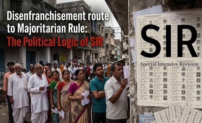 RSS, BJP deceive nation 'SIR as the Bloodless Political Genocide'