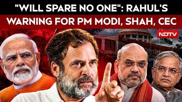 Be it Modi, Shah, or CEC Gyanesh, none will be spared: Rahul