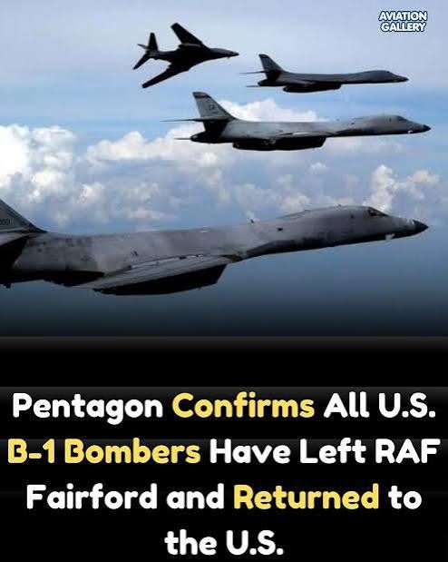 US withdraws all bomber planes from UK airbase: Pentagon